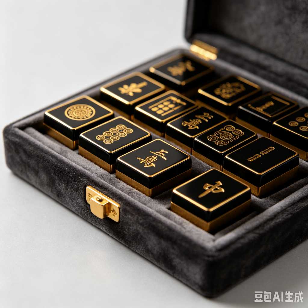 colorful mini mahjong tiles