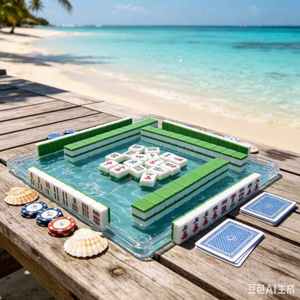 simulated ivory mahjong set