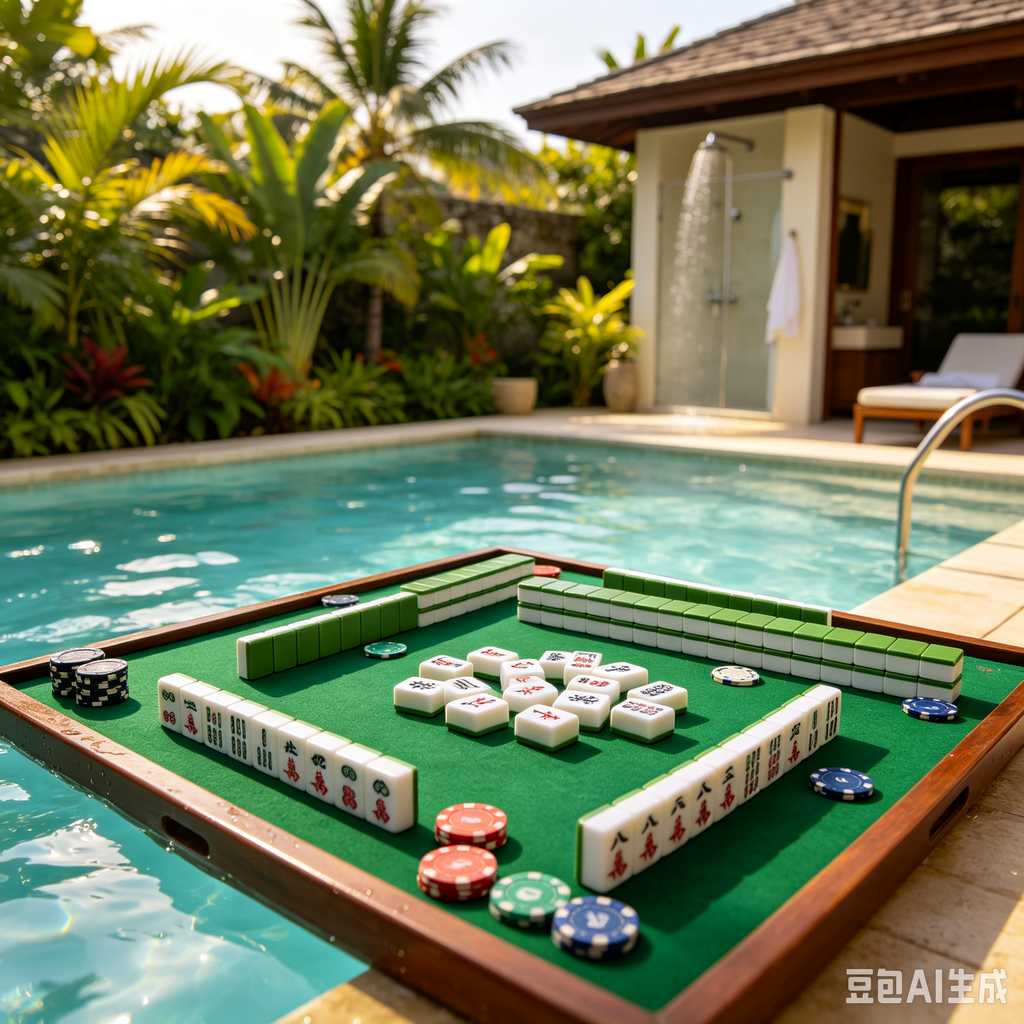 transparent acrylic mahjong set